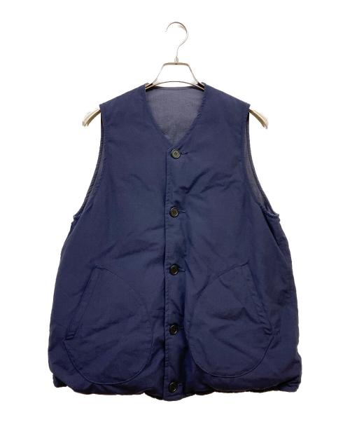 VISVIM（ビズビム）VISVIM (ビズビム) KORA DOWN BEST ネイビー サイズ:1の古着・服飾アイテム