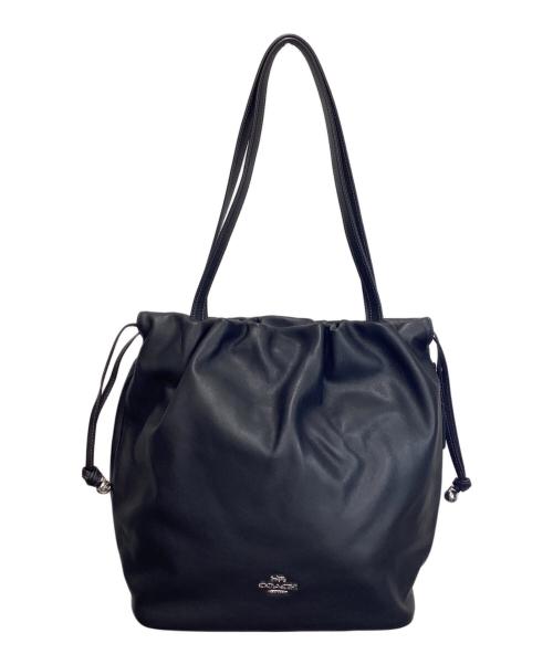 COACH（コーチ）COACH (コーチ) フェイ ドローストリング トート バッグ ブラックの古着・服飾アイテム