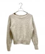 CADUNEカデュネ）の古着「ヤクオフショルニット」｜アイボリー