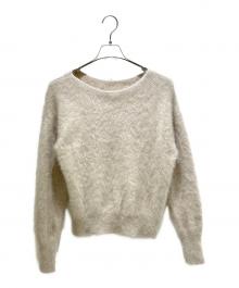 CADUNE（カデュネ）の古着「ヤクオフショルニット」｜アイボリー