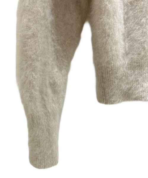 CADUNE（カデュネ）CADUNE (カデュネ) ヤクオフショルニット アイボリー サイズ:38の古着・服飾アイテム