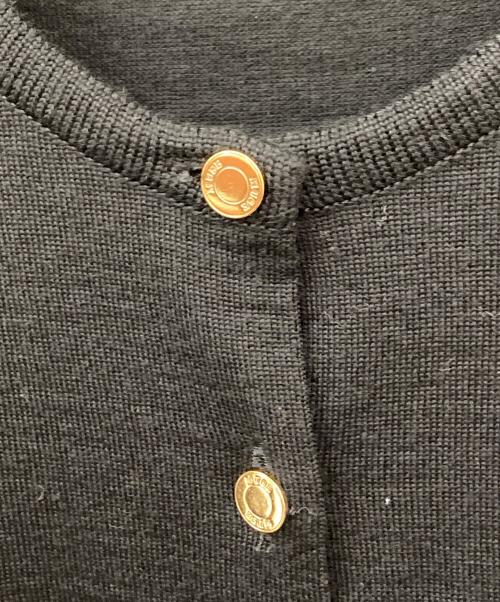 MUSE de Deuxieme Classe（ミューズ ドゥーズィエム クラス）MUSE de Deuxieme Classe (ミューズ ドゥーズィエム クラス) FF30 TODAY クルーネック カーディガン ブラック サイズ:Freeの古着・服飾アイテム