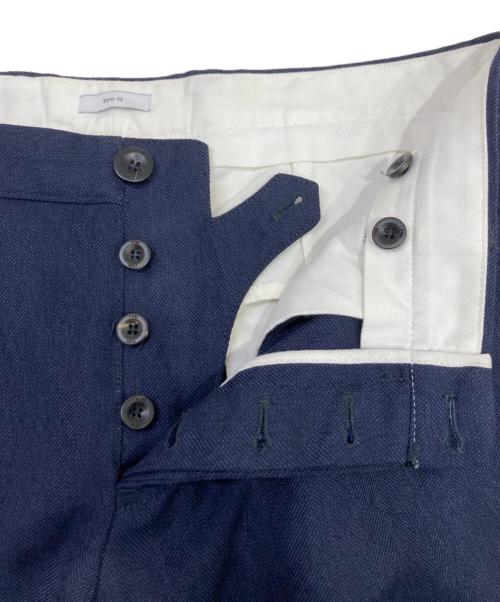 PT01（ピーティーゼロウーノ）PT01 (ピーティーゼロウーノ) 2プリーツパンツ ネイビー サイズ:31の古着・服飾アイテム