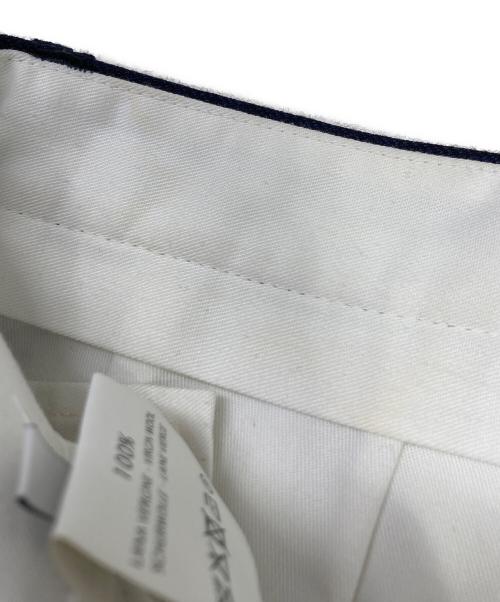 PT01（ピーティーゼロウーノ）PT01 (ピーティーゼロウーノ) 2プリーツパンツ ネイビー サイズ:31の古着・服飾アイテム