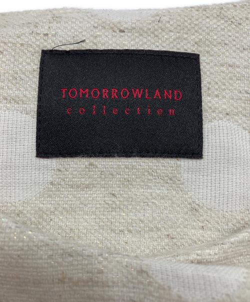TOMORROW LAND collection（トゥモローランドコレクション）TOMORROW LAND collection (トゥモローランドコレクション) ブリアンドットジャカード ペタルスリーブジャケット　14-07-42-07351 アイボリー サイズ:36の古着・服飾アイテム