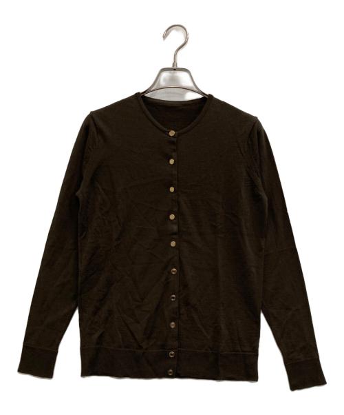 MUSE de Deuxieme Classe（ミューズ ドゥーズィエム クラス）MUSE de Deuxieme Classe (ミューズ ドゥーズィエム クラス) FF30クルーネックカーディガン ブラウン サイズ:36の古着・服飾アイテム