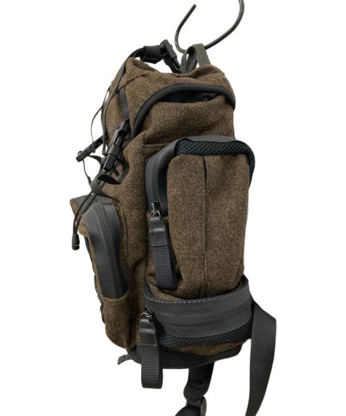 DSQUARED2（ディースクエアード）DSQUARED2 (ディースクエアード) マルチポケット バックパック ブラウンの古着・服飾アイテム