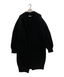 FACTORY（ファクトリー）の古着「ニットコート」｜ブラック