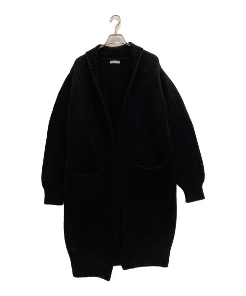 FACTORY（ファクトリー）FACTORY (ファクトリー) ニットコート ブラック サイズ:2の古着・服飾アイテム