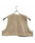 SACRA (サクラ) POODLE FUR SHORT GILET アイボリー サイズ:38：13000円