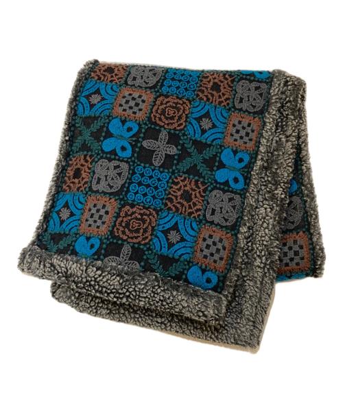 mina perhonen（ミナ ペルホネン）mina perhonen (ミナ ペルホネン) forest tile マフラー ブラックの古着・服飾アイテム