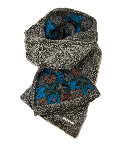 mina perhonen（ミナ ペルホネン）mina perhonen (ミナ ペルホネン) forest tile マフラー ブラックの古着・服飾アイテム