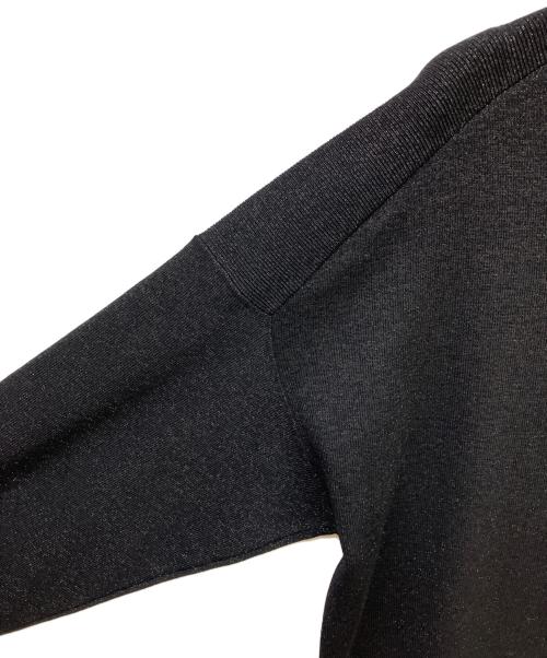 THREE DOTS（スリードッツ）THREE DOTS (スリードッツ) ベーシックセーター ドレス ブラック サイズ:S 未使用品の古着・服飾アイテム