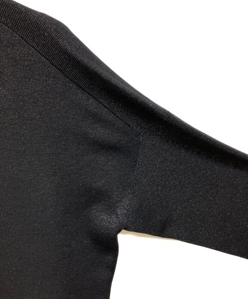 THREE DOTS（スリードッツ）THREE DOTS (スリードッツ) ベーシックセーター ドレス ブラック サイズ:S 未使用品の古着・服飾アイテム