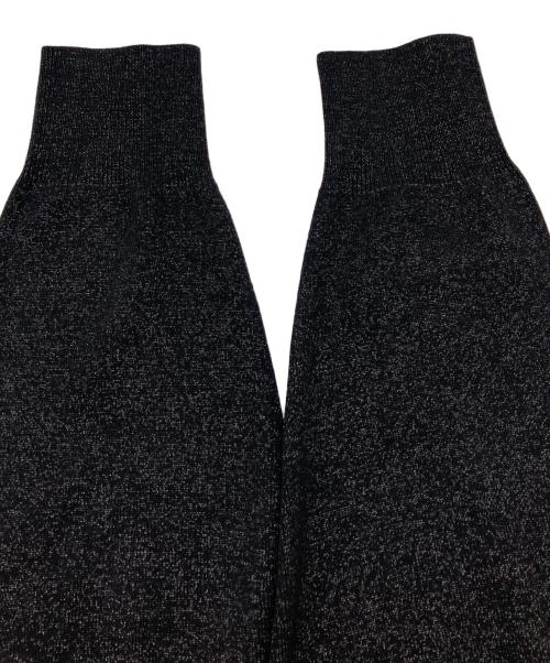 THREE DOTS（スリードッツ）THREE DOTS (スリードッツ) ベーシックセーター ドレス ブラック サイズ:S 未使用品の古着・服飾アイテム