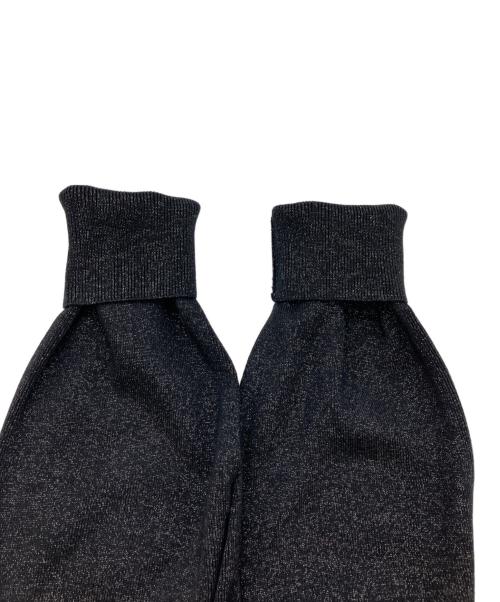 THREE DOTS（スリードッツ）THREE DOTS (スリードッツ) ベーシックセーター ドレス ブラック サイズ:S 未使用品の古着・服飾アイテム