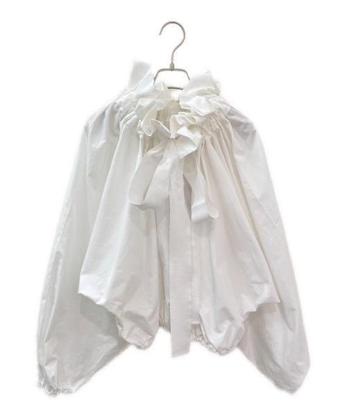 patou（パトゥ）patou (パトゥ) La Patou Blouse ホワイト サイズ:34の古着・服飾アイテム
