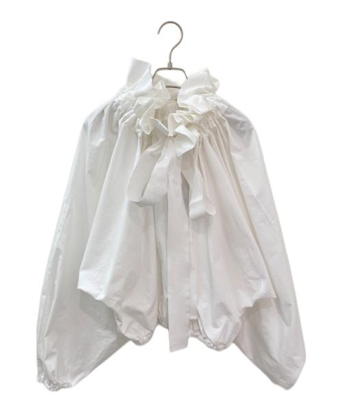 patou（パトゥ）patou (パトゥ) La Patou Blouse ホワイト サイズ:34の古着・服飾アイテム