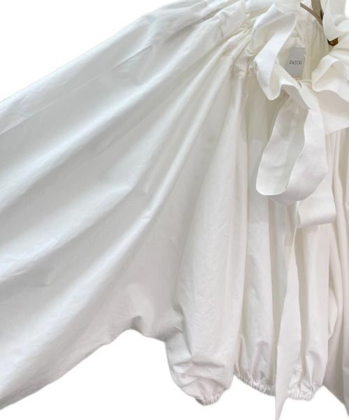 patou（パトゥ）patou (パトゥ) La Patou Blouse ホワイト サイズ:34の古着・服飾アイテム