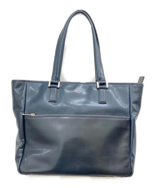 PORTER（ポーター）PORTER (ポーター) クラーク トートバッグL ネイビーの古着・服飾アイテム
