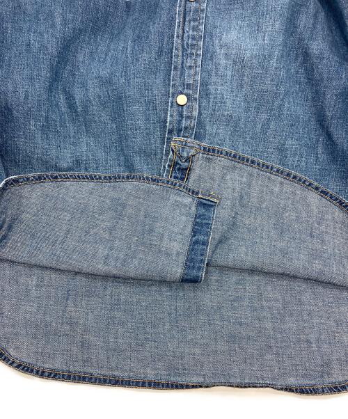 POLO RALPH LAUREN（ポロ・ラルフローレン）POLO RALPH LAUREN (ポロ・ラルフローレン) デニムシャツワンピース　211671417001 インディゴ サイズ:Mの古着・服飾アイテム
