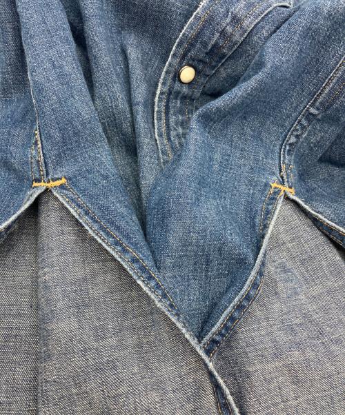 POLO RALPH LAUREN（ポロ・ラルフローレン）POLO RALPH LAUREN (ポロ・ラルフローレン) デニムシャツワンピース　211671417001 インディゴ サイズ:Mの古着・服飾アイテム
