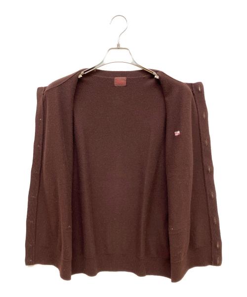 PAPAS（パパス）PAPAS (パパス) ニットベスト ブラウン サイズ:Mの古着・服飾アイテム