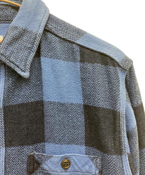 MOMOTARO JEANS（桃太郎ジーンズ）MOMOTARO JEANS (桃太郎ジーンズ) チェックシャツ ブルー サイズ:SIZE 38の古着・服飾アイテム