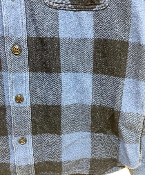 MOMOTARO JEANS（桃太郎ジーンズ）MOMOTARO JEANS (桃太郎ジーンズ) チェックシャツ ブルー サイズ:SIZE 38の古着・服飾アイテム
