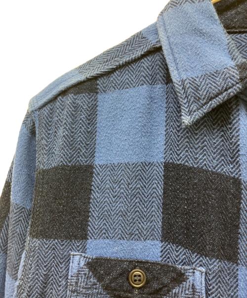MOMOTARO JEANS（桃太郎ジーンズ）MOMOTARO JEANS (桃太郎ジーンズ) チェックシャツ ブルー サイズ:SIZE 38の古着・服飾アイテム