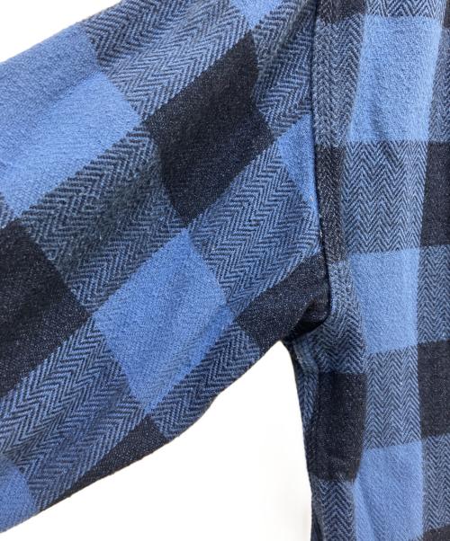 MOMOTARO JEANS（桃太郎ジーンズ）MOMOTARO JEANS (桃太郎ジーンズ) チェックシャツ ブルー サイズ:SIZE 38の古着・服飾アイテム