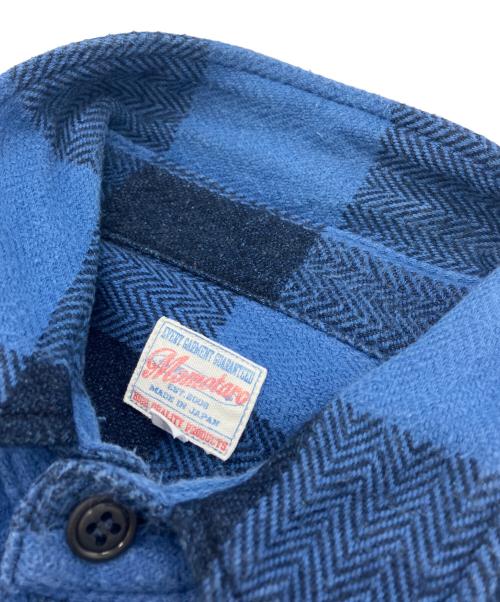 MOMOTARO JEANS（桃太郎ジーンズ）MOMOTARO JEANS (桃太郎ジーンズ) チェックシャツ ブルー サイズ:SIZE 38の古着・服飾アイテム