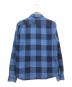 MOMOTARO JEANS (桃太郎ジーンズ) チェックシャツ ブルー サイズ:SIZE 38：5000円