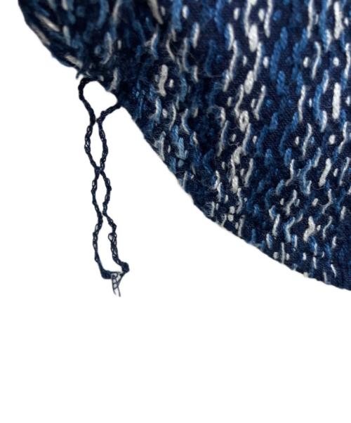 STUDIO D'ARTISAN（ステュディオダルチザン）STUDIO D'ARTISAN (ステュディオダルチザン) カセ染め刺し子シャツ ネイビー サイズ:36の古着・服飾アイテム