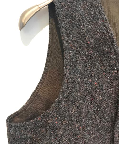 NIGEL CABOURN（ナイジェルケーボン）NIGEL CABOURN (ナイジェルケーボン) ドネガルツイード ホスピタルベスト　8041-00-70001 ブラウン サイズ:48の古着・服飾アイテム
