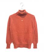 NIGEL CABOURNナイジェルケーボン）の古着「SEAMLESS ROLL NECK KNIT　8041-11-40050　」｜オレンジ