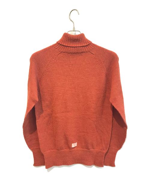 NIGEL CABOURN（ナイジェルケーボン）NIGEL CABOURN (ナイジェルケーボン) SEAMLESS ROLL NECK KNIT　8041-11-40050　 オレンジ サイズ:46の古着・服飾アイテム