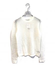 Noble（ノーブル）の古着「ファインアルパカウールシアーニット　24080240524140」｜ホワイト