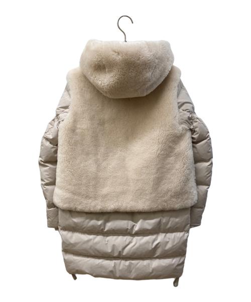 DUNO（デュノ）DUNO (デュノ) DEA ダウンコート アイボリー サイズ:38の古着・服飾アイテム