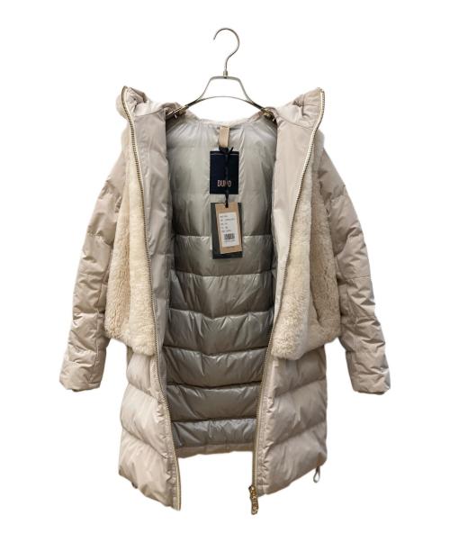 DUNO（デュノ）DUNO (デュノ) DEA ダウンコート アイボリー サイズ:38の古着・服飾アイテム