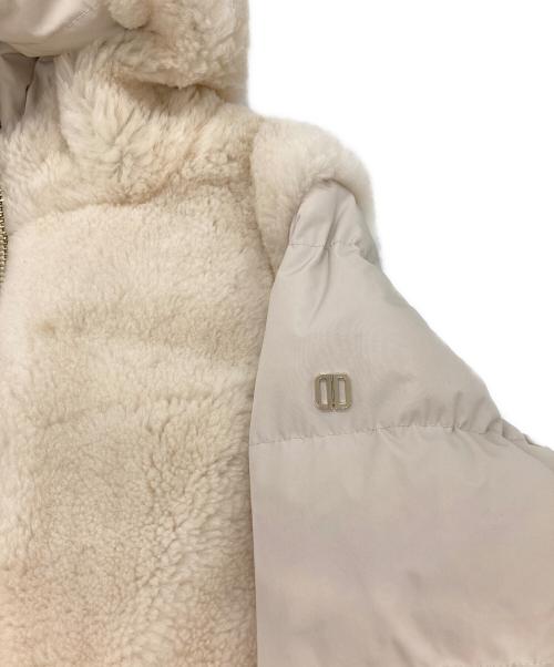 DUNO（デュノ）DUNO (デュノ) DEA ダウンコート アイボリー サイズ:38の古着・服飾アイテム