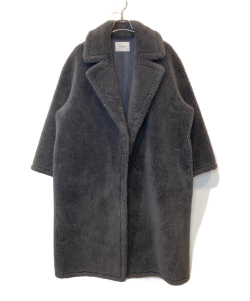 haunt（ハウント）haunt (ハウント) BOA LONG COAT/ボアロングコート グレー サイズ:36の古着・服飾アイテム