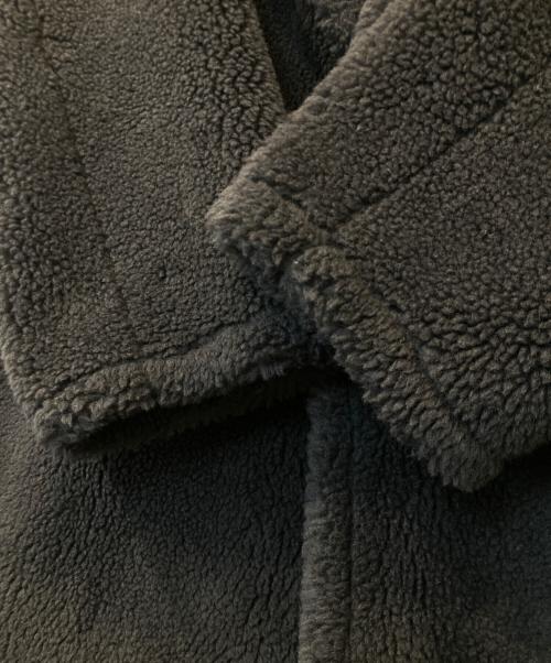 haunt（ハウント）haunt (ハウント) BOA LONG COAT/ボアロングコート グレー サイズ:36の古着・服飾アイテム