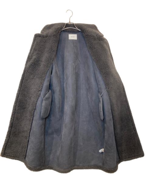 haunt（ハウント）haunt (ハウント) BOA LONG COAT/ボアロングコート グレー サイズ:36の古着・服飾アイテム
