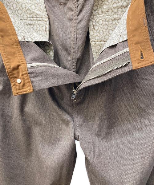 WHITE MOUNTAINEERING（ホワイトマウンテ二アニング）WHITE MOUNTAINEERING (ホワイトマウンテ二アニング) KNEE TUCK TWEED PANTS ブラウン サイズ:1の古着・服飾アイテム