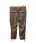 WHITE MOUNTAINEERING (ホワイトマウンテ二アニング) KNEE TUCK TWEED PANTS ブラウン サイズ:1：12000円