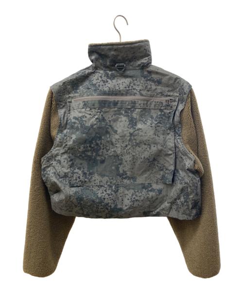 South2 West8（サウスツー ウエストエイト）South2 West8 (サウスツー ウエストエイト) BRAIN DEAD (ブレインデッド) Fleece Sleeve Tenkara Short Jacket ブラウン サイズ:Ｍの古着・服飾アイテム