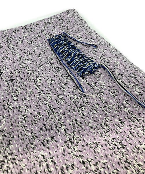 OAMC（オーエーエムシー）OAMC (オーエーエムシー) Astral Scarf　アストラルスカーフ　ストール　マフラー パープルの古着・服飾アイテム