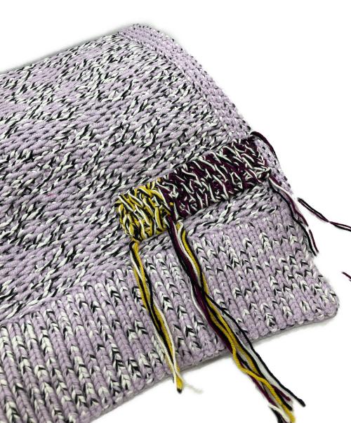 OAMC（オーエーエムシー）OAMC (オーエーエムシー) Astral Scarf　アストラルスカーフ　ストール　マフラー パープルの古着・服飾アイテム