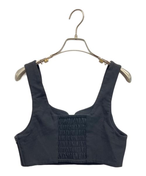 TODAYFUL（トゥデイフル）TODAYFUL (トゥデイフル) Wool Slit Bustier ブラック サイズ:Freeの古着・服飾アイテム